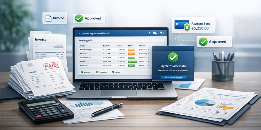 Accounts Payable (Bill Management & Vendor Payments)