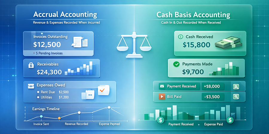 Accrual & Cash Basis Accounting